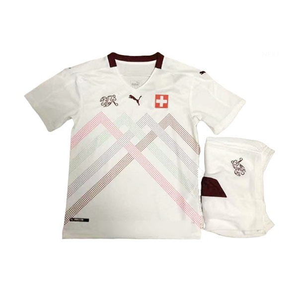 Segunda Equipación Camiseta Suiza Niño 2020